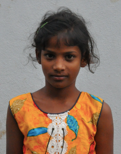 Little girl rescued from  human trafficking